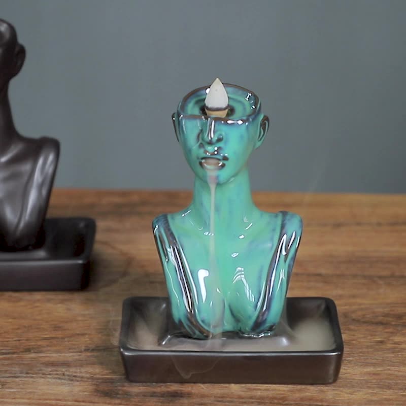 Elegant Ceramic Backflow Incense Burner