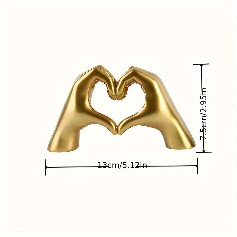 Modern Minimalist Heart Sculpture