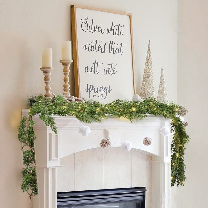 Real Touch Christmas Green Garland