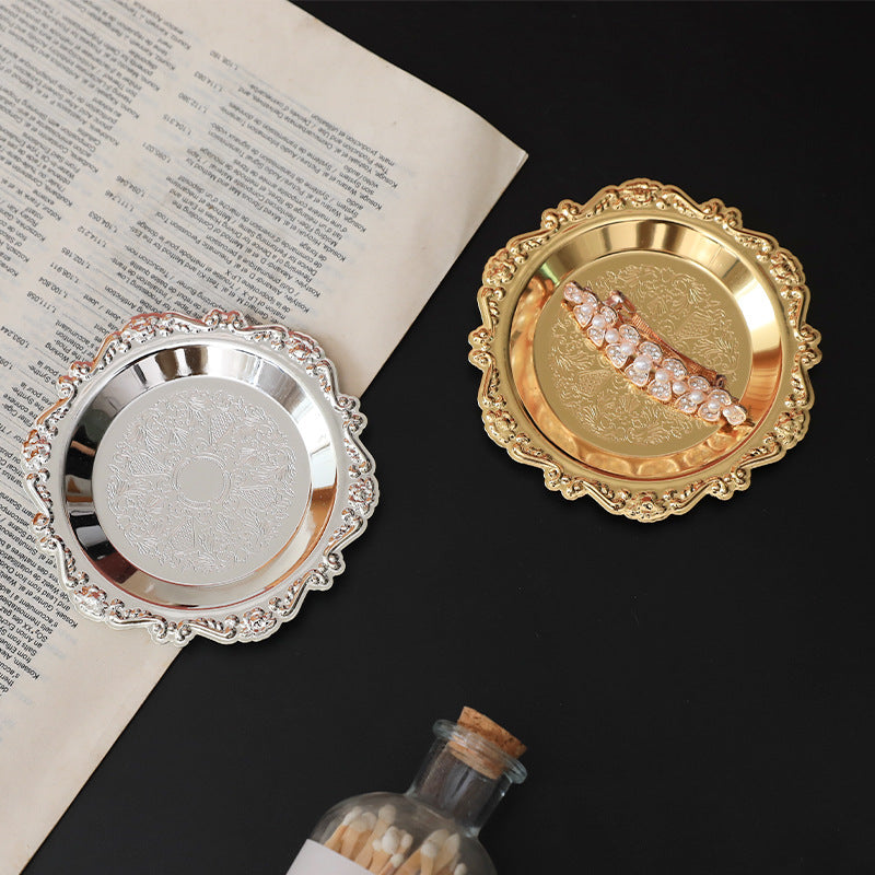 Gilded decorative tray
