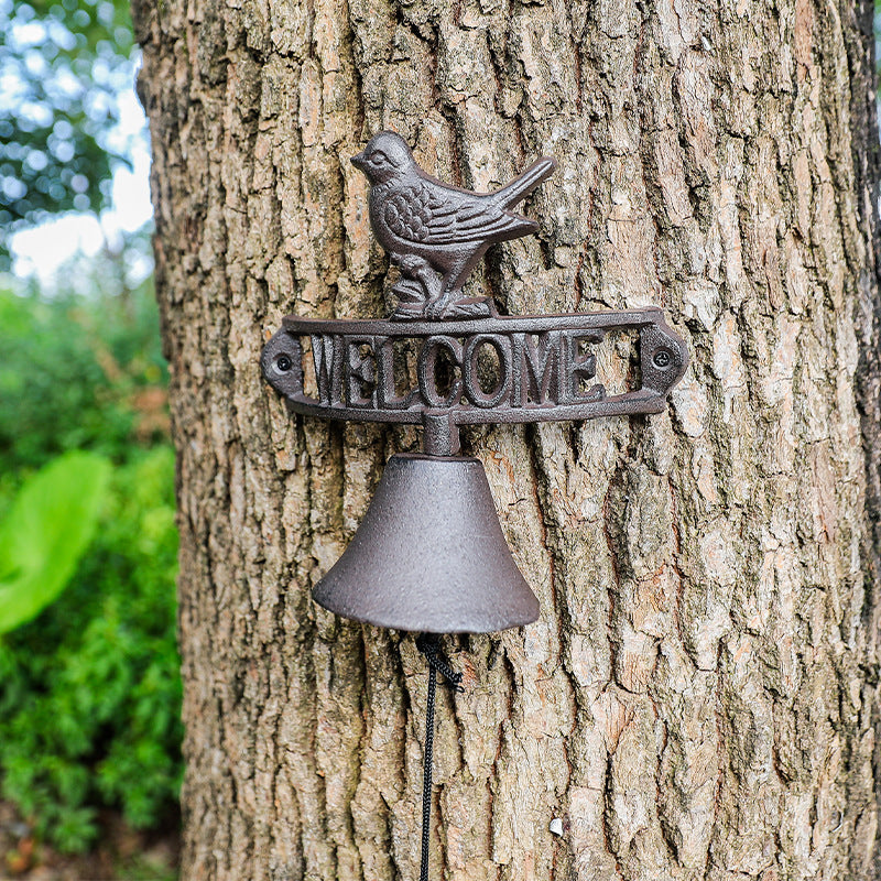 Vintage Cast Iron "WELCOME" Door Bell