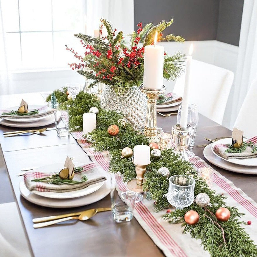 Real Touch Christmas Green Garland