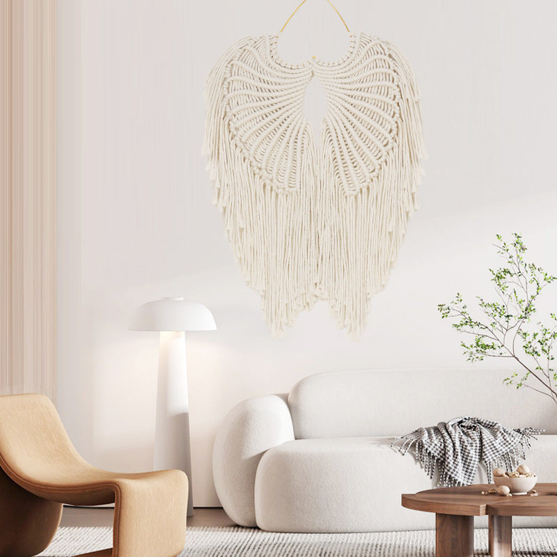 Handwoven Angel Wings Wall Hanging