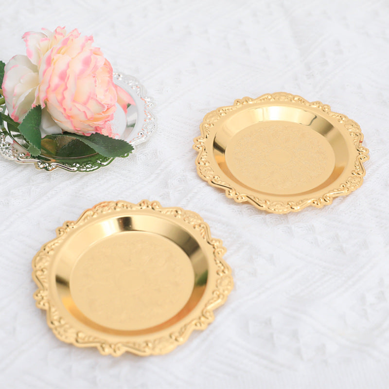 Gilded decorative tray