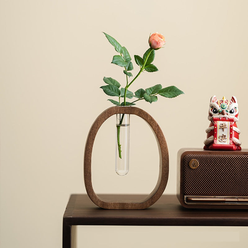 Walnut Wooden Tabletop Planter