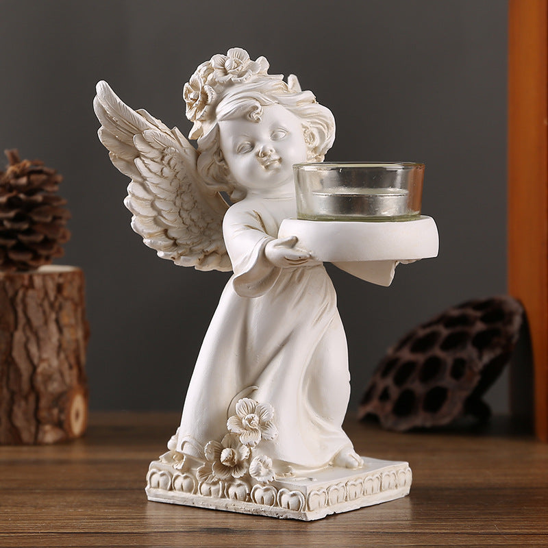 Vintage Angel Candlestick