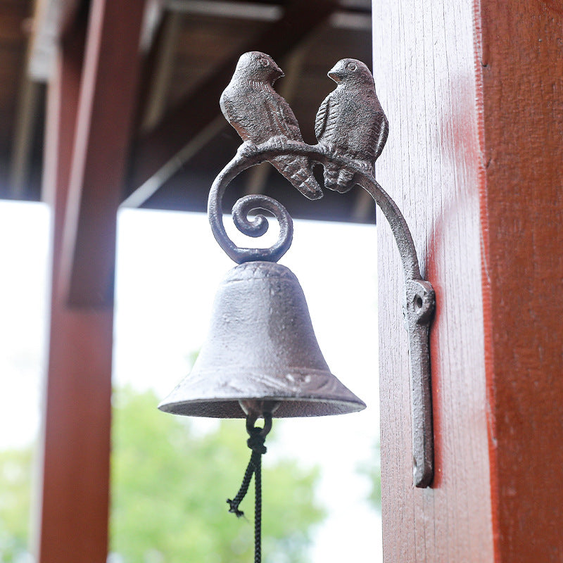 Handcrafted Cast Iron Bird Bell
