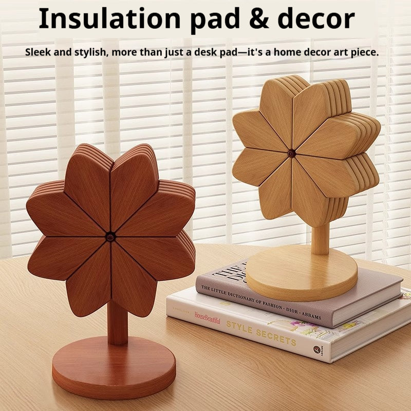 Wooden Windmill Trivet – Table Protector