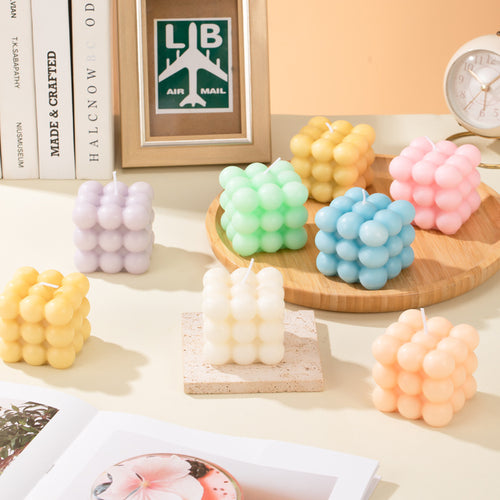Bubble Cube Scented Candle