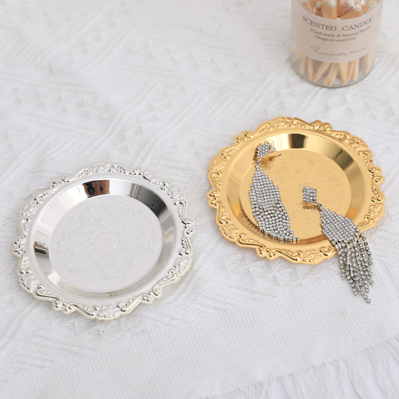 Gilded decorative tray