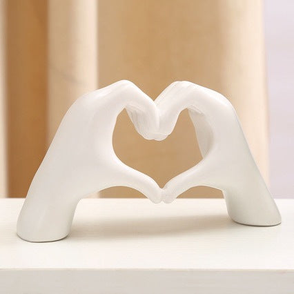 Modern Minimalist Heart Sculpture