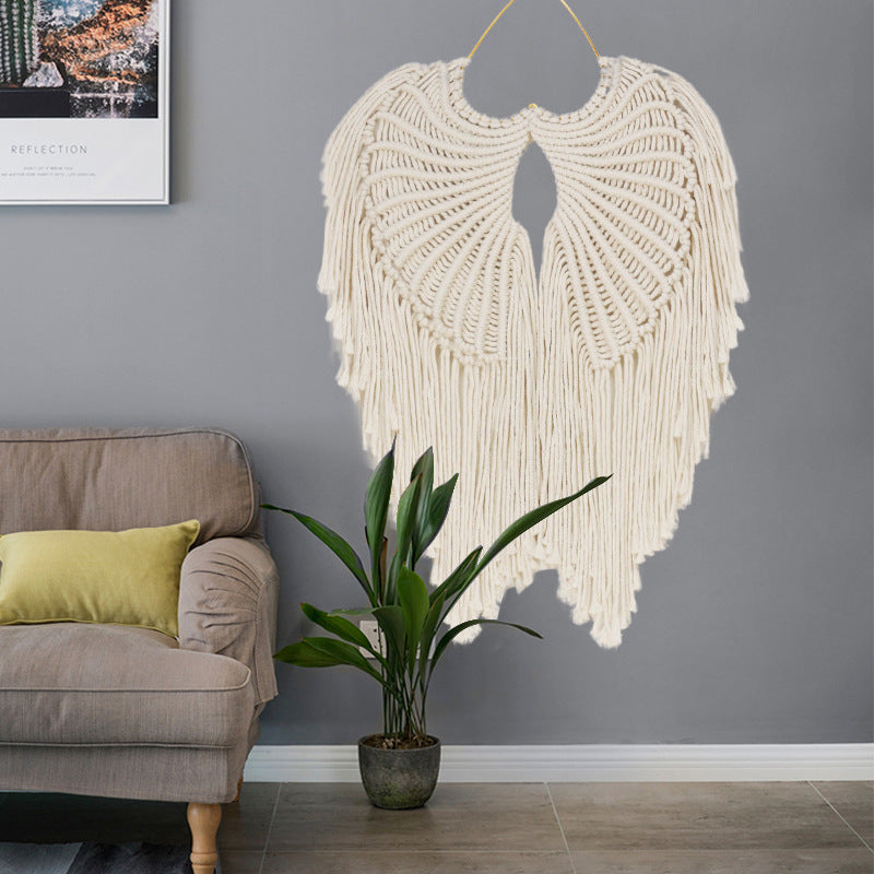 Handwoven Angel Wings Wall Hanging