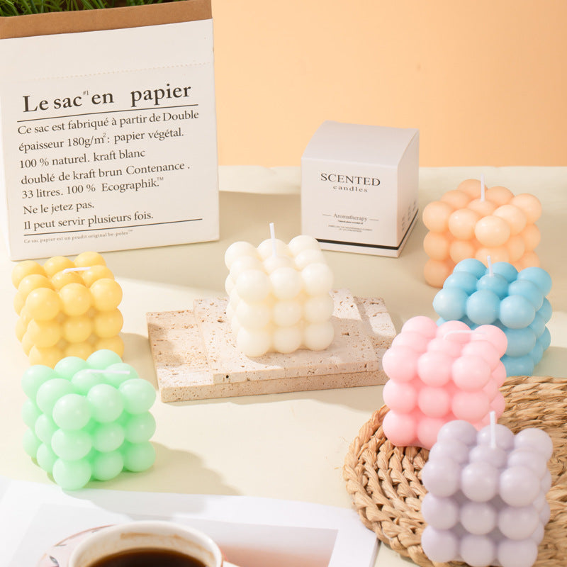 Bubble Cube Scented Candle