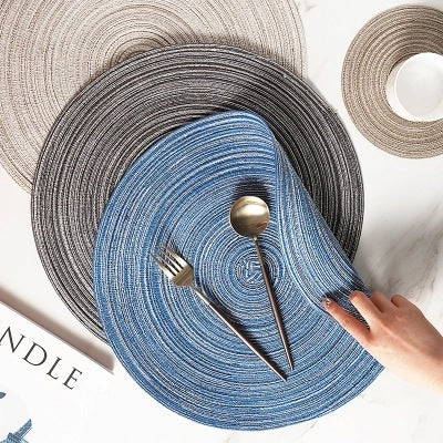 Handmade Japanese Hemp Round Placemats – Thick Heat-Resistant Coasters