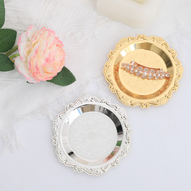 Gilded decorative tray
