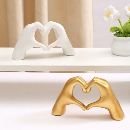 Modern Minimalist Heart Sculpture