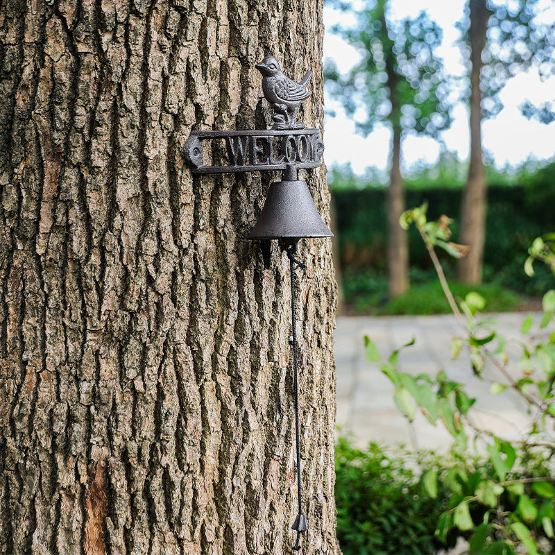 Vintage Cast Iron "WELCOME" Door Bell