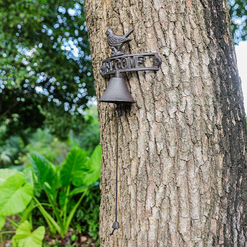 Vintage Cast Iron "WELCOME" Door Bell