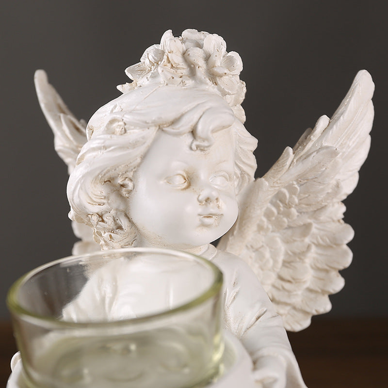 Vintage Angel Candlestick