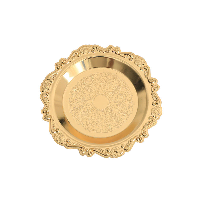Gilded decorative tray