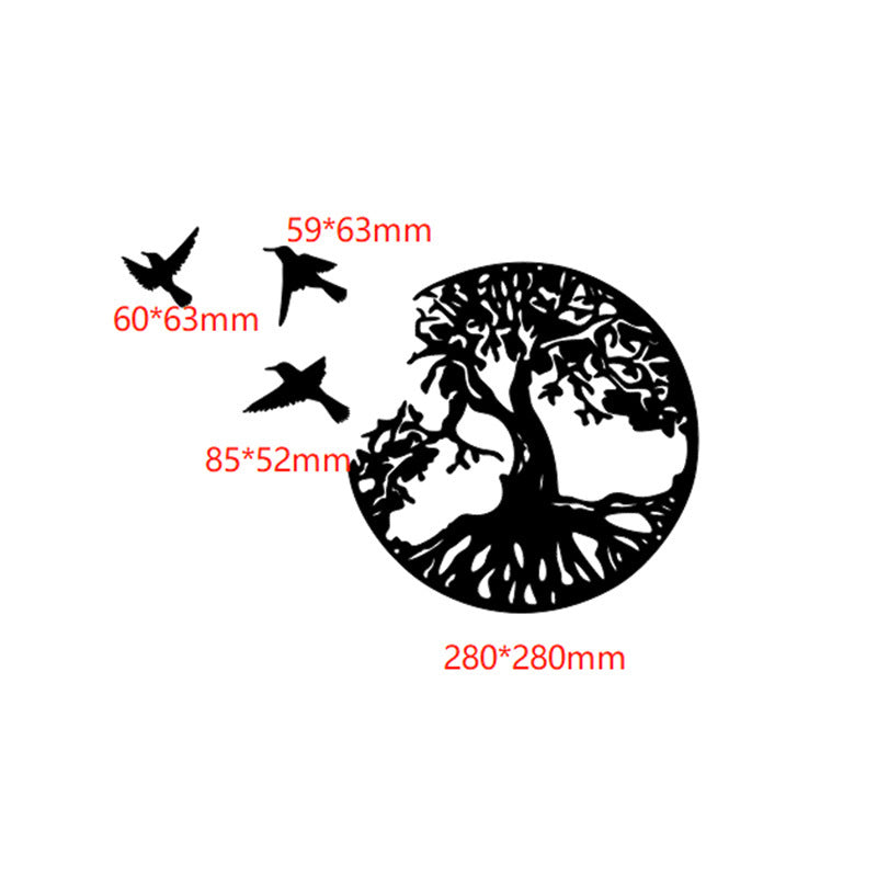 Handcrafted Tree of Life Wall Sculpture with Birds