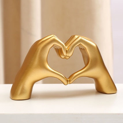 Modern Minimalist Heart Sculpture
