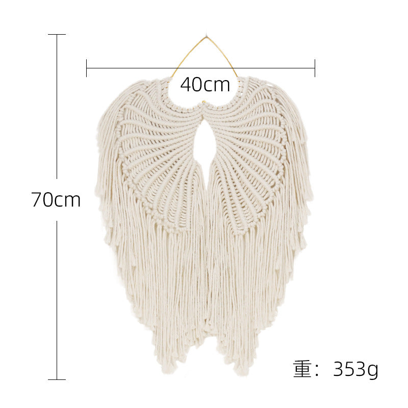 Handwoven Angel Wings Wall Hanging