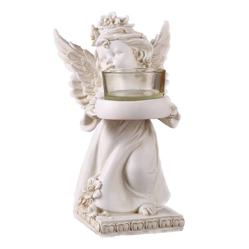 Vintage Angel Candlestick