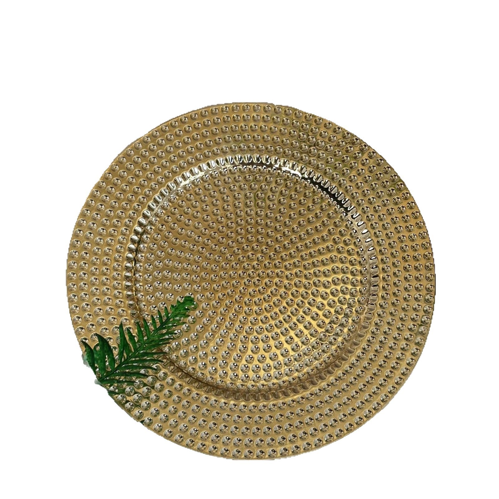 Classic Bead Round Plate