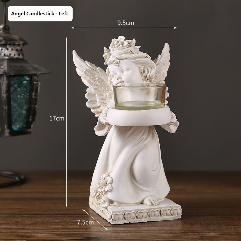 Vintage Angel Candlestick