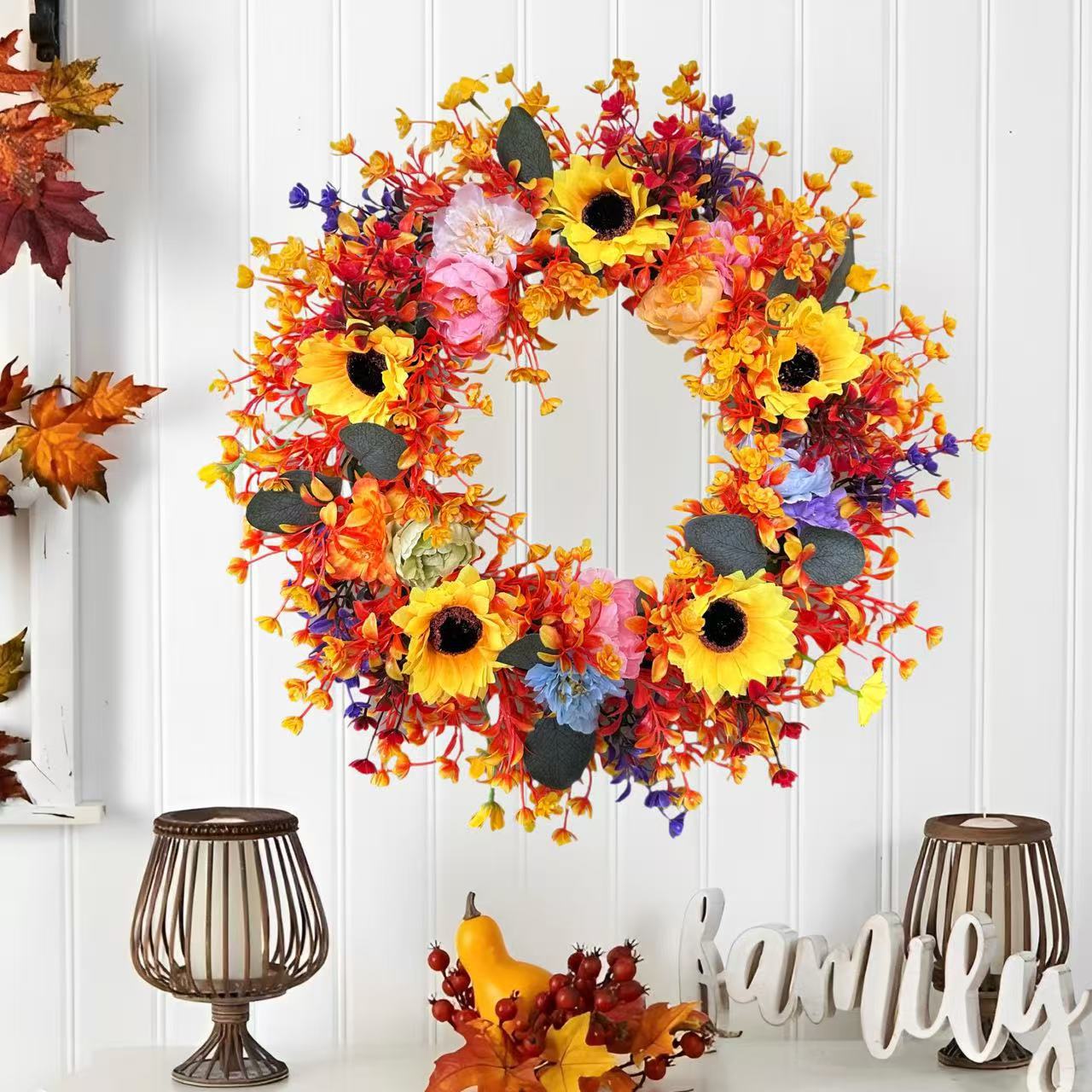 Farmhouse Holiday Decorative Wreath