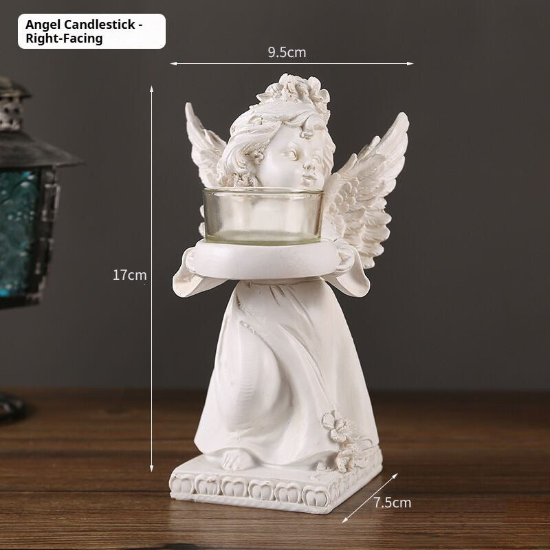 Vintage Angel Candlestick