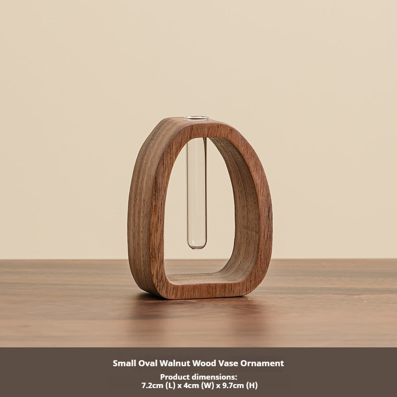 Walnut Wooden Tabletop Planter
