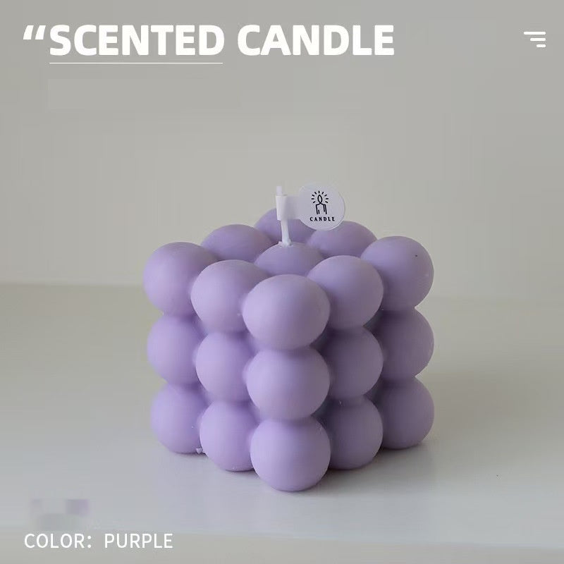 Bubble Cube Scented Candle
