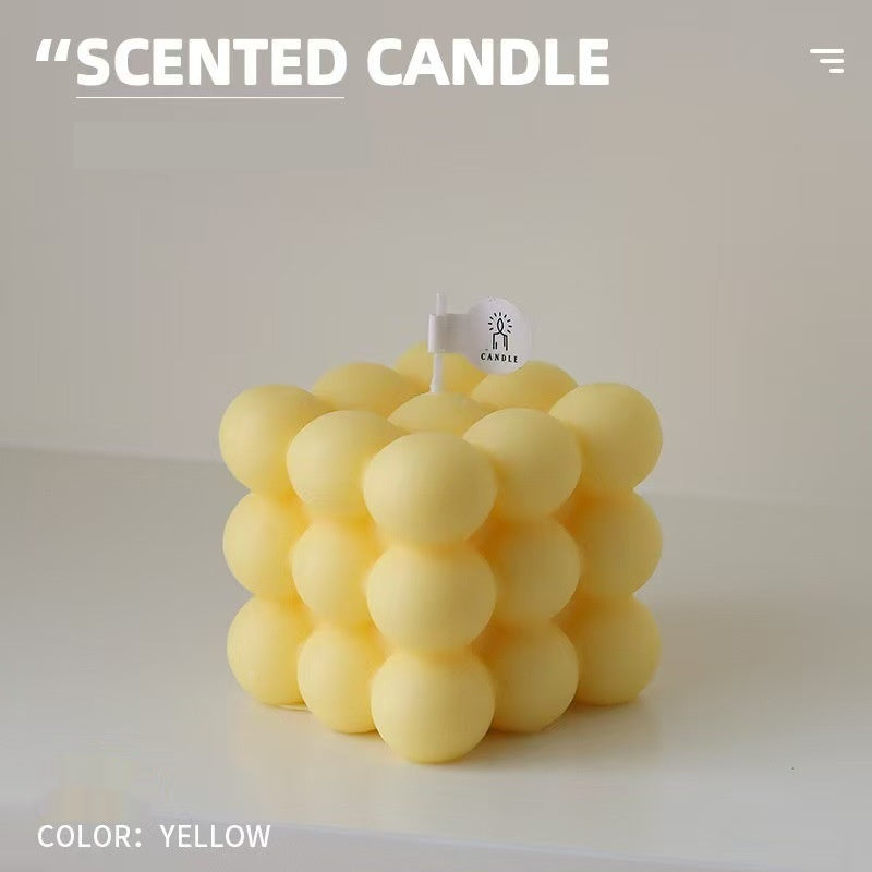 Bubble Cube Scented Candle