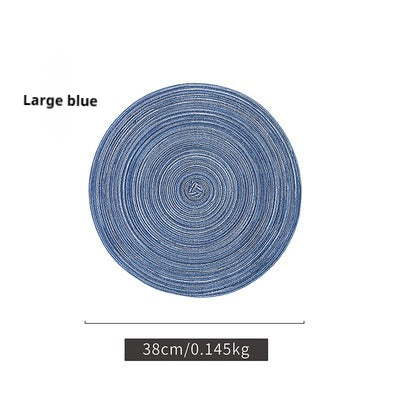 Handmade Japanese Hemp Round Placemats – Thick Heat-Resistant Coasters