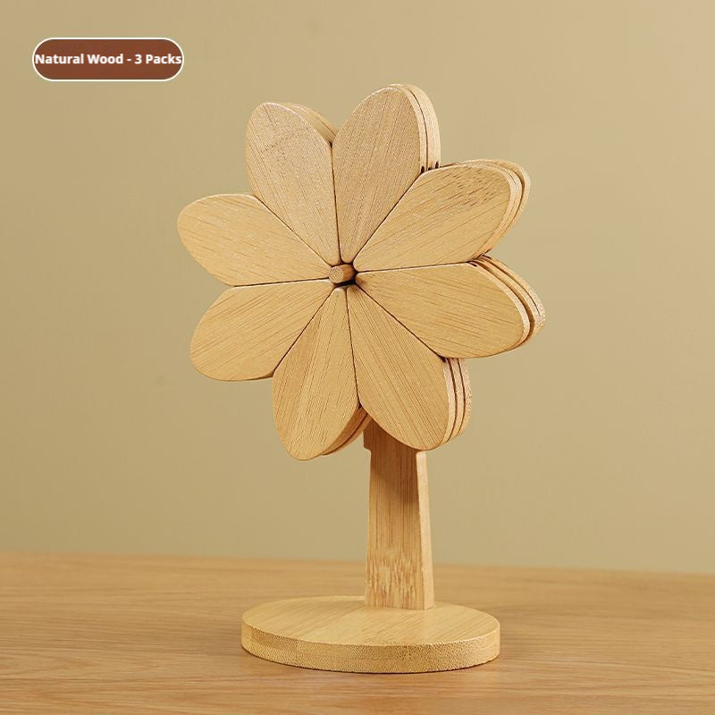 Wooden Windmill Trivet – Table Protector
