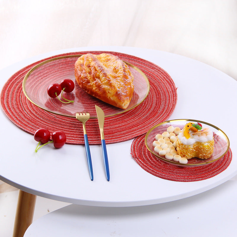 Handmade Japanese Hemp Round Placemats – Thick Heat-Resistant Coasters