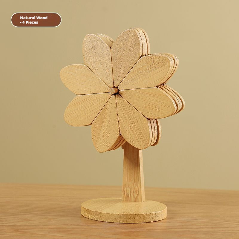 Wooden Windmill Trivet – Table Protector