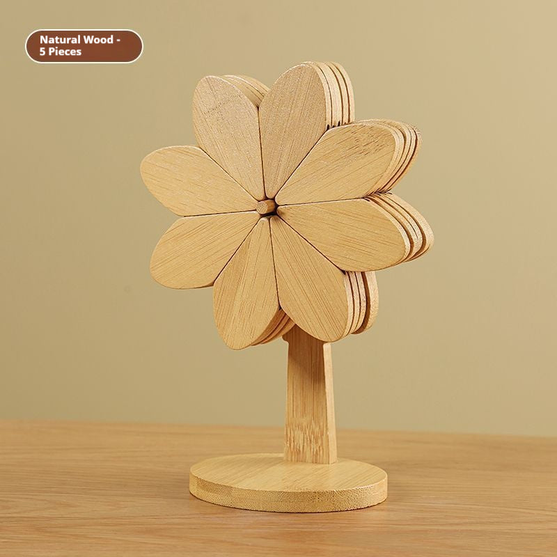 Wooden Windmill Trivet – Table Protector