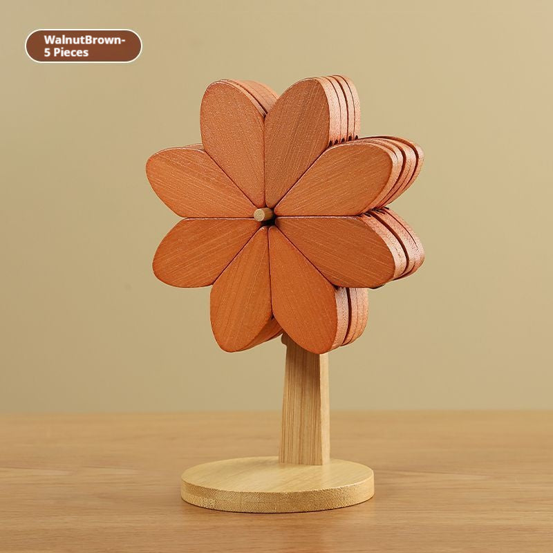 Wooden Windmill Trivet – Table Protector