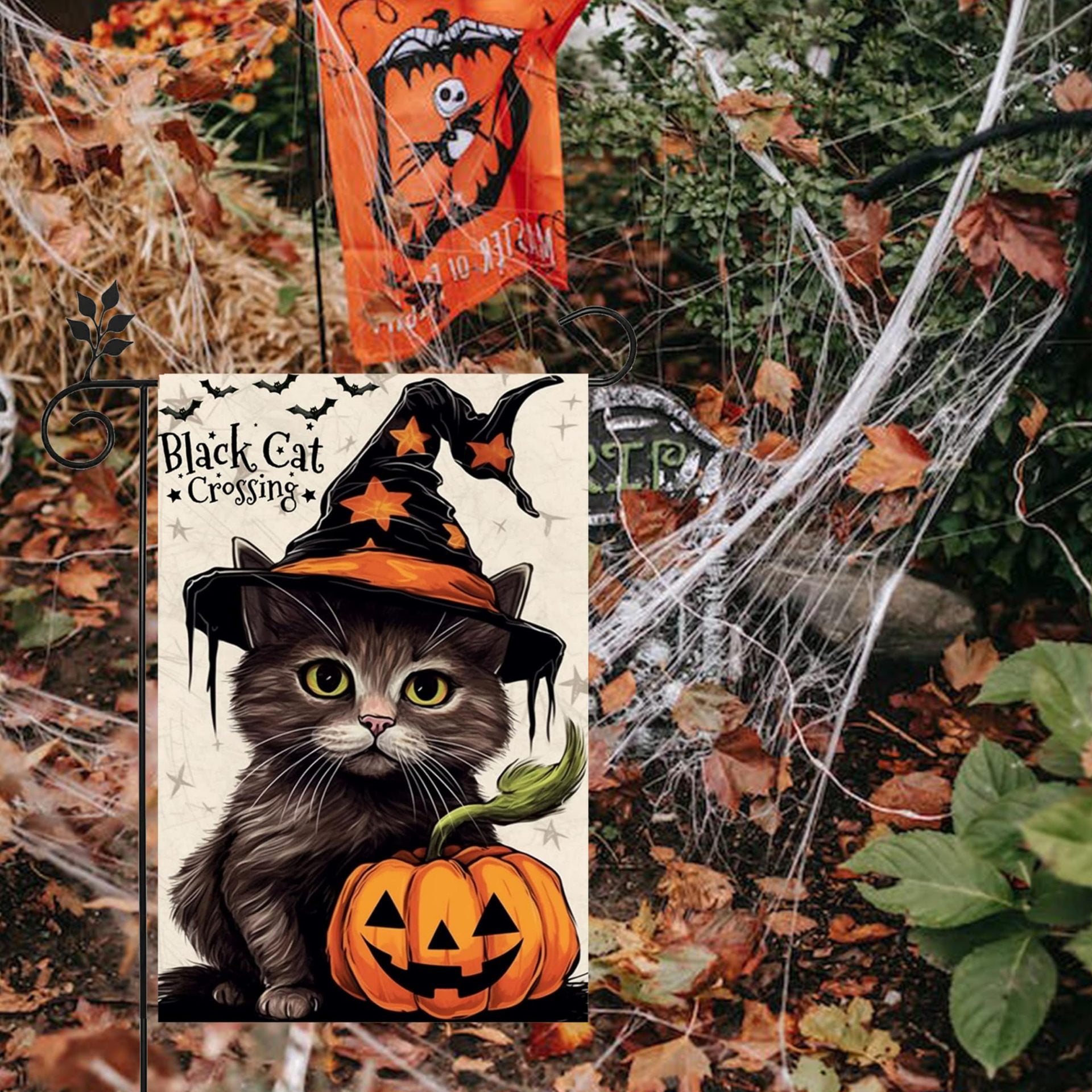 Double Sided Ghost Garden Flag