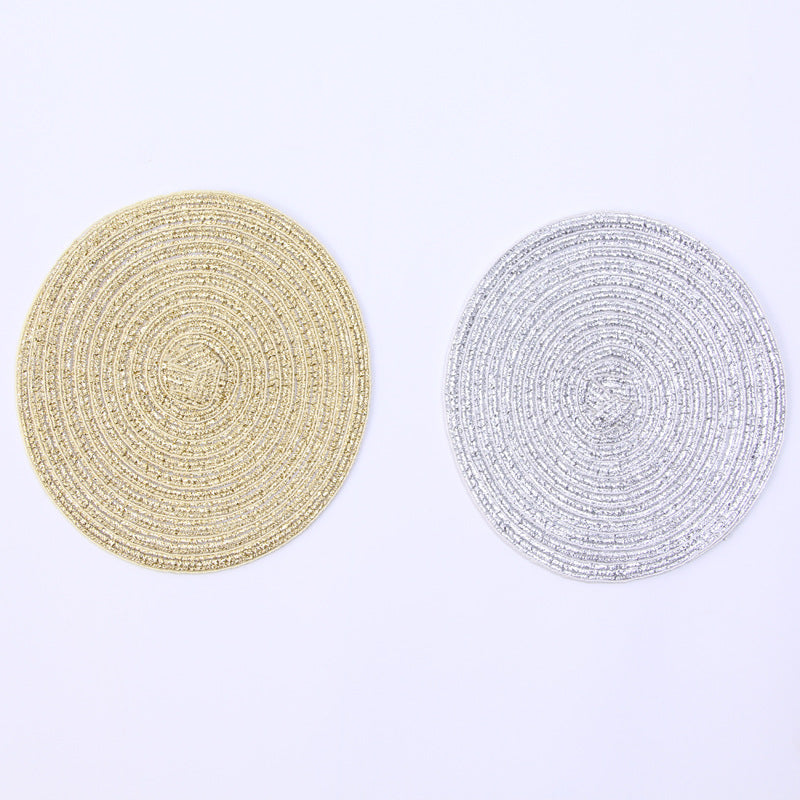 Handmade Japanese Hemp Round Placemats – Thick Heat-Resistant Coasters