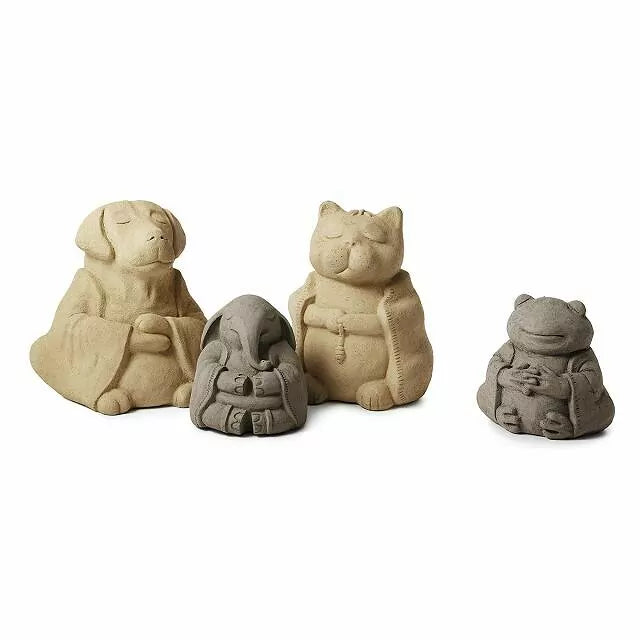 Zen Cat Garden Sculpture