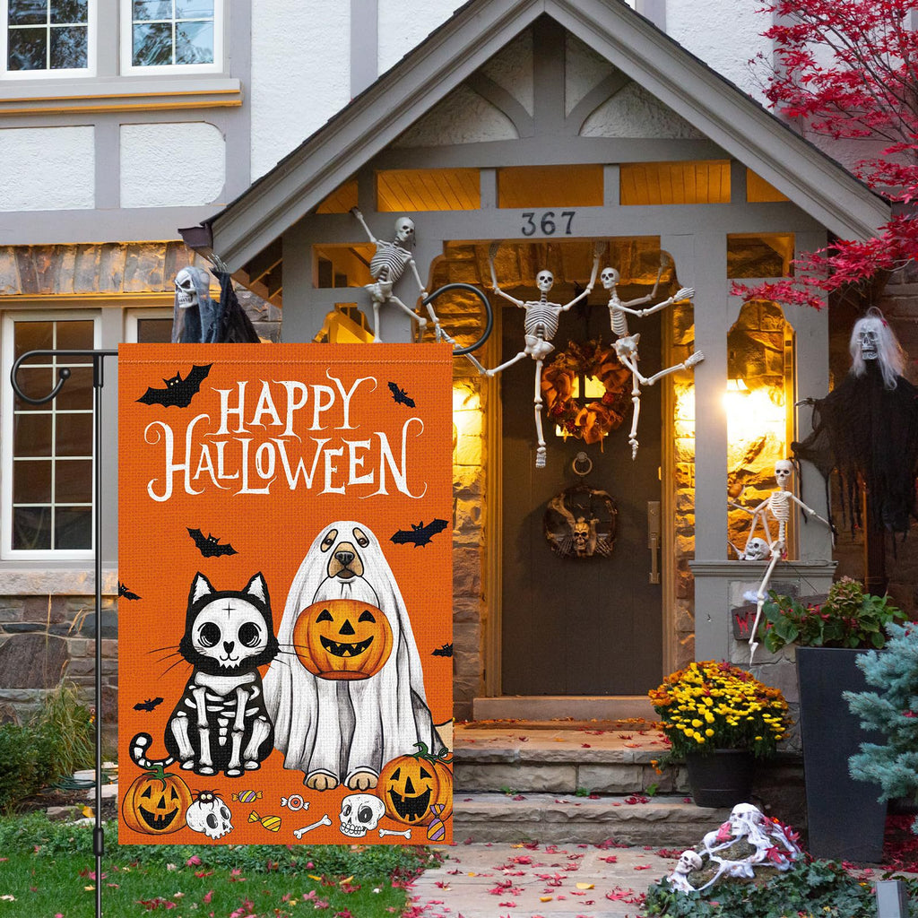 Double Sided Ghost Garden Flag