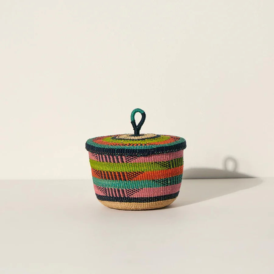 Small Banasco Basket With Lid
