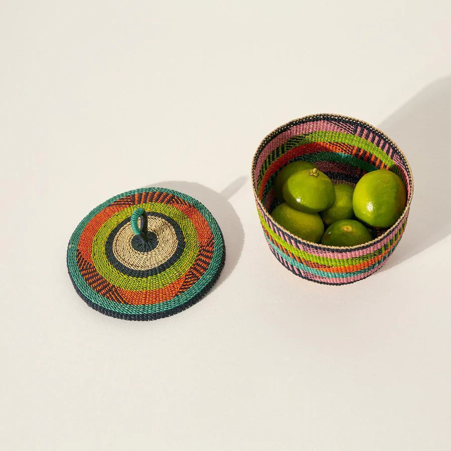 Small Banasco Basket With Lid