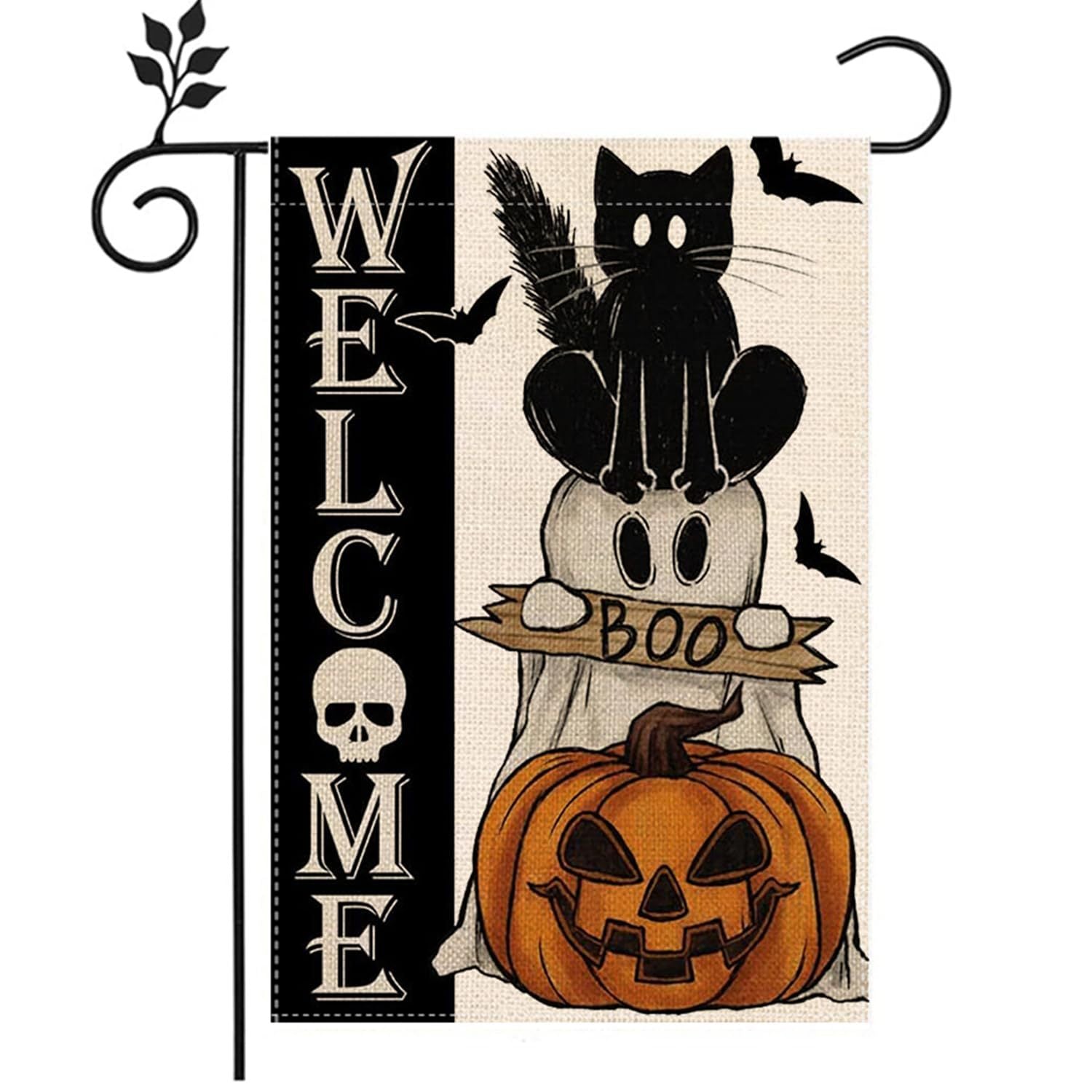 Double Sided Ghost Garden Flag
