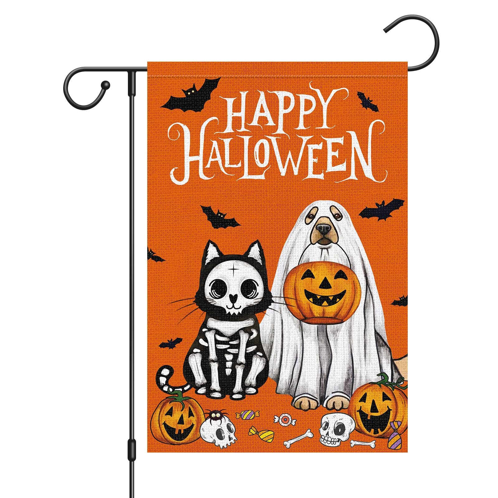 Double Sided Ghost Garden Flag