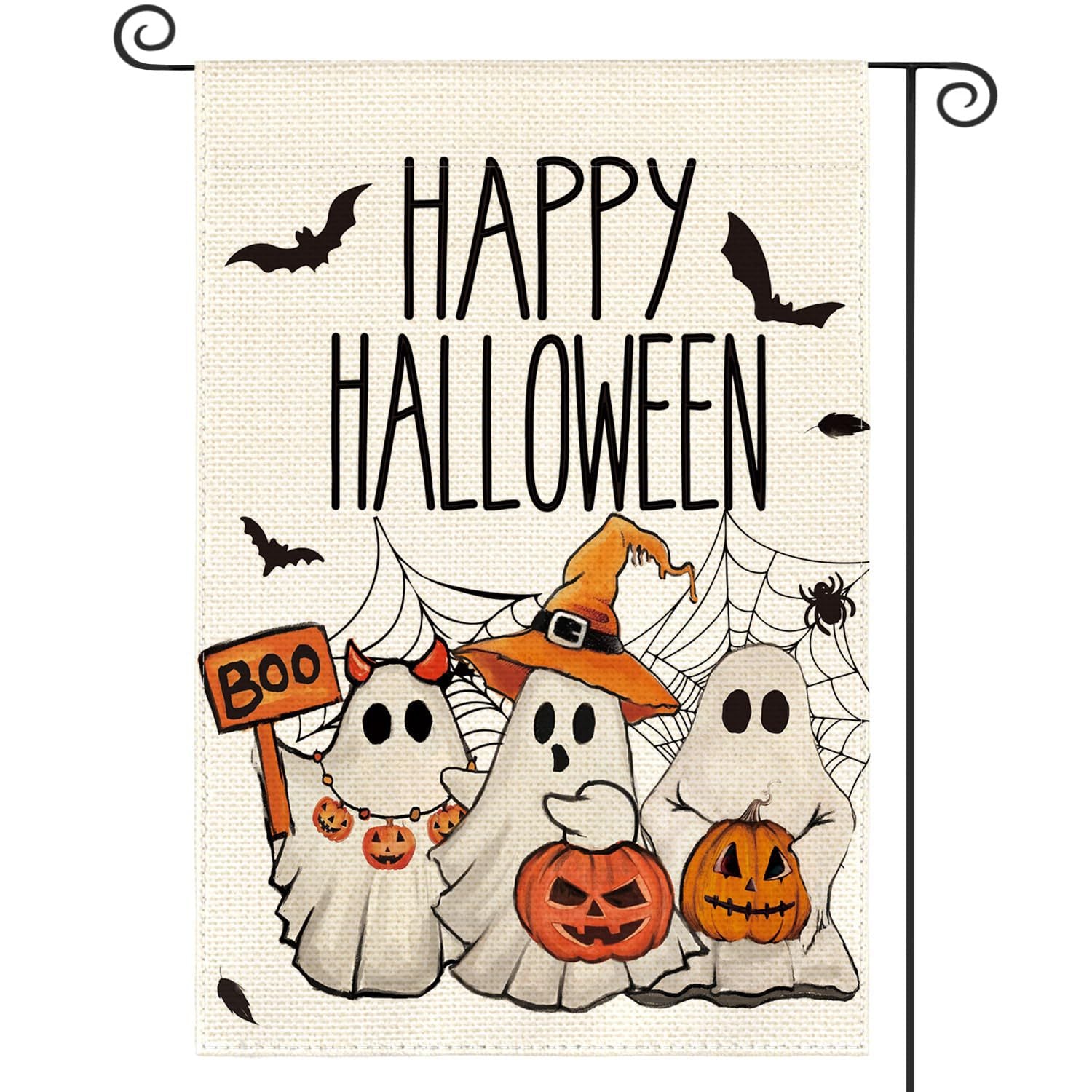 Double Sided Ghost Garden Flag